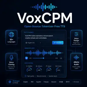 VoxCPM: Open-Source Tokenizer-Free TTS Model